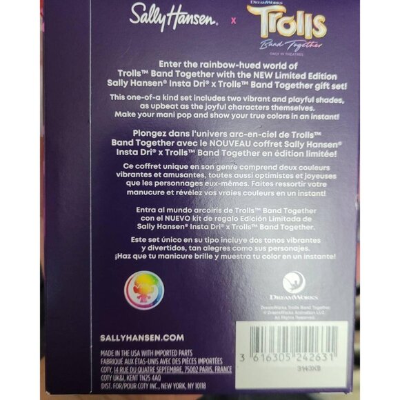 New Sally Hansen Trolls Band Together Nail Polish Duo - Picture 2 of 2